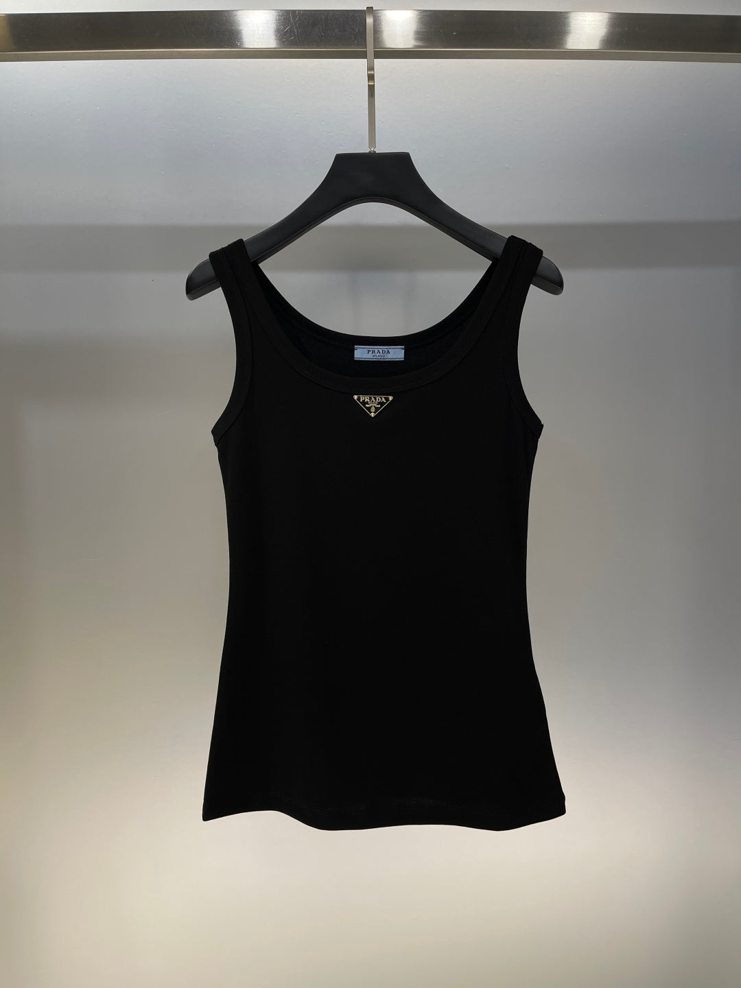 25ss new classic ribbed all-match triangle logo vest