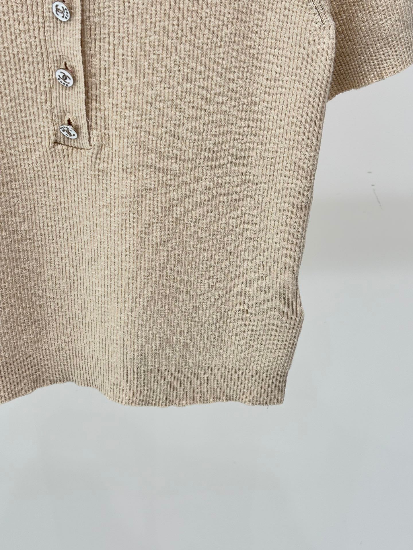 25ss early spring new slim fit knitted short sleeves