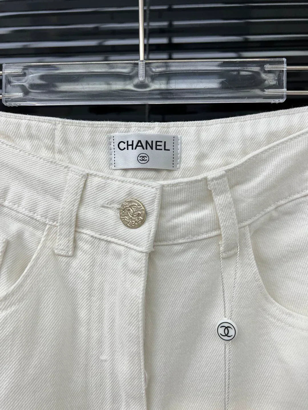 25ss gradient sequined back pocket jeans