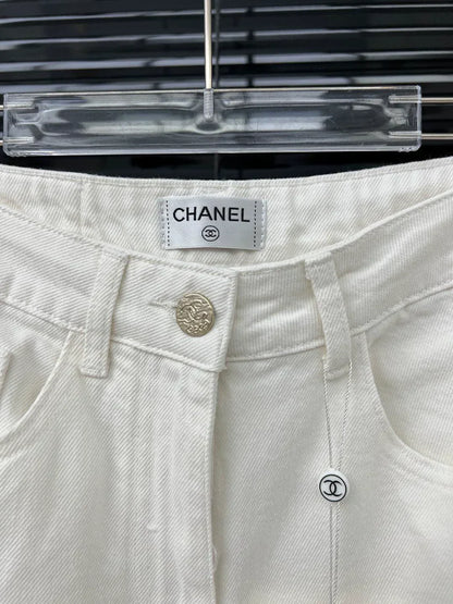 25ss gradient sequined back pocket jeans