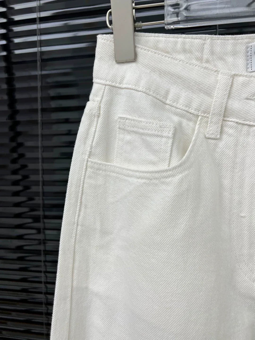 25ss gradient sequined back pocket jeans