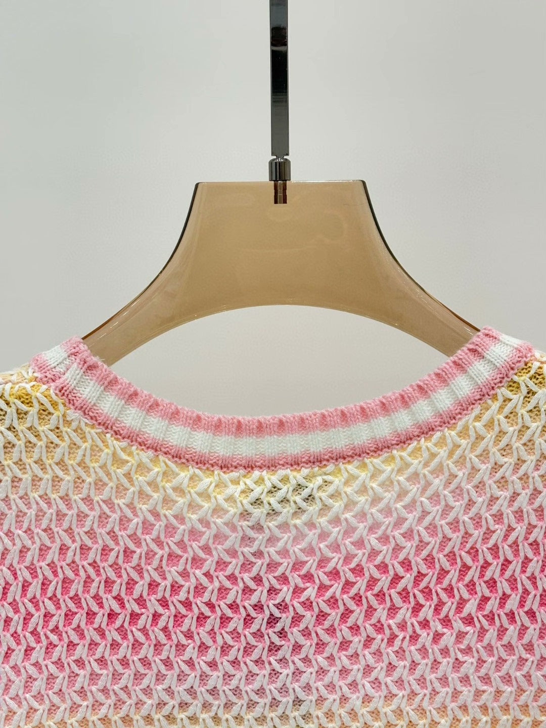 25 Summer jacquard simple knitted vest