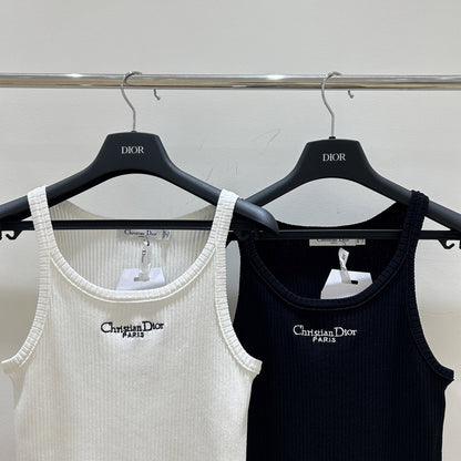 25 Embroidered Letters Vest All-match Vest