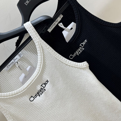 25 Embroidered Letters Vest All-match Vest