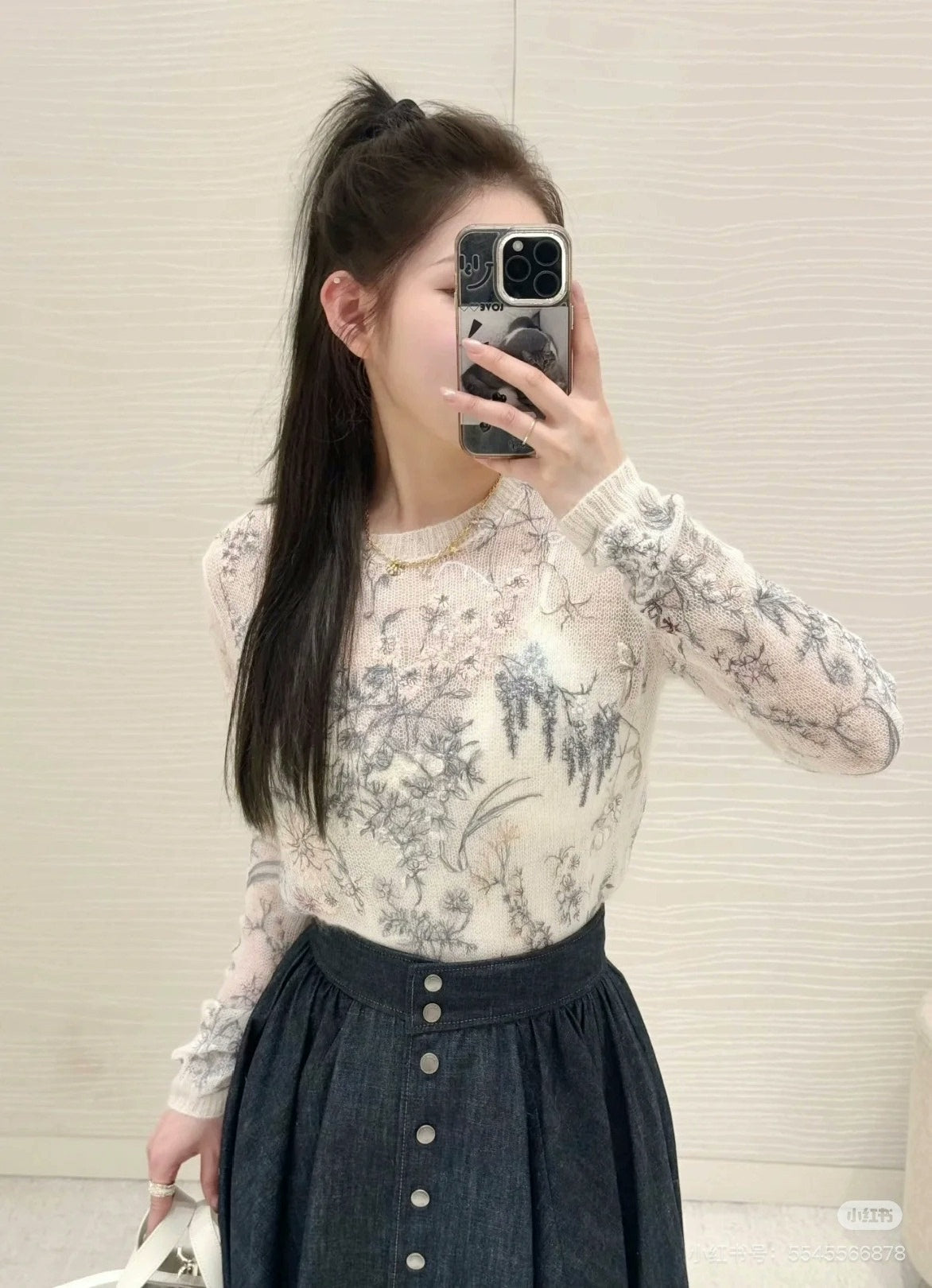 25 Fall Collection Crew Neck Ribbed Neck Sweater