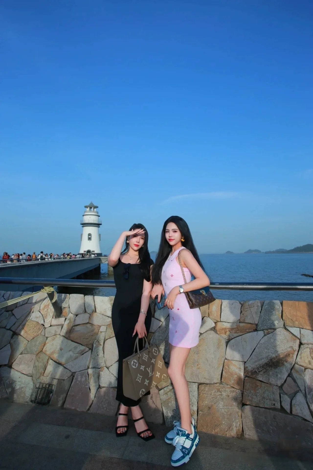 25 New Letter Logo Embroidery Concave and Concave Textured Vest Dress