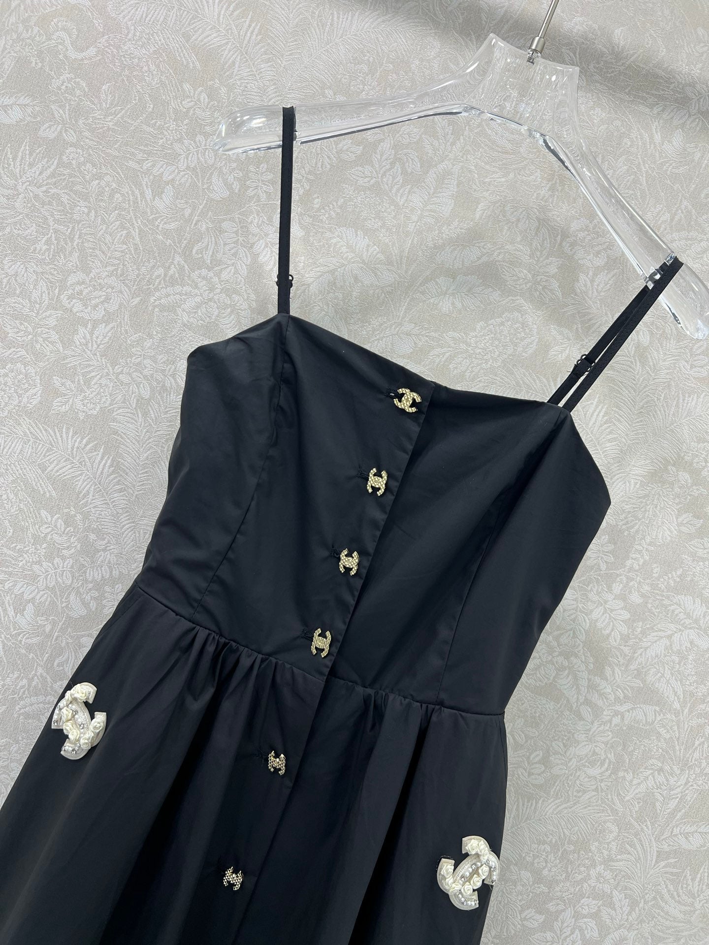 25 new double C suspender long skirt