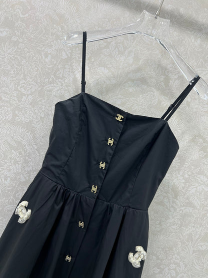 25 new double C suspender long skirt