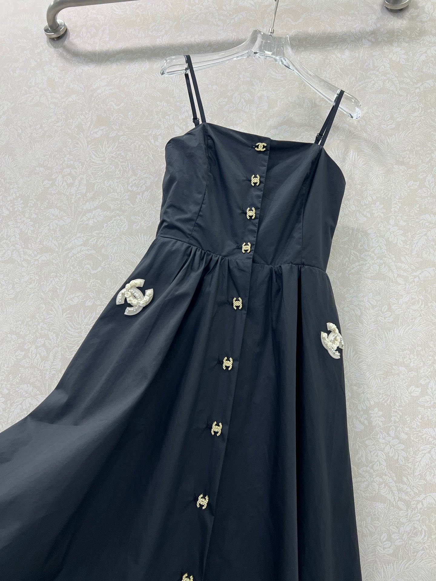 25 new double C suspender long skirt