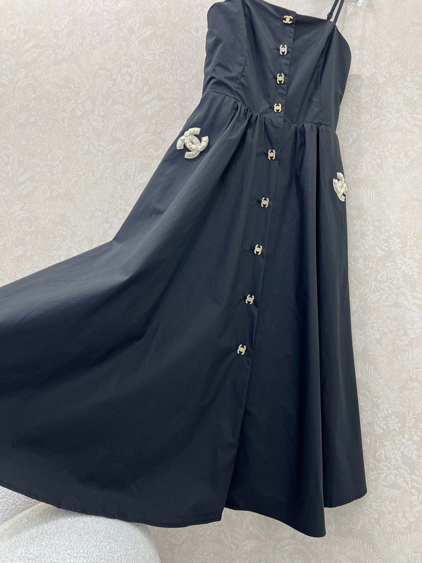 25 new double C suspender long skirt