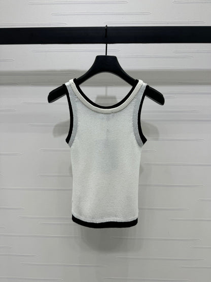 25 Spring and Summer Latest Series Sequined Knitted Vest