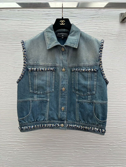 25 New Arrivals Woven Denim Vest