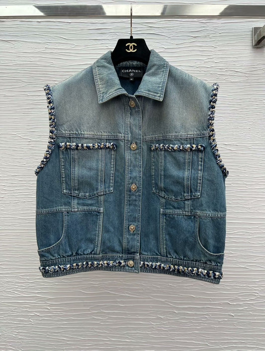 25 New Arrivals Woven Denim Vest