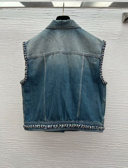 25 New Arrivals Woven Denim Vest