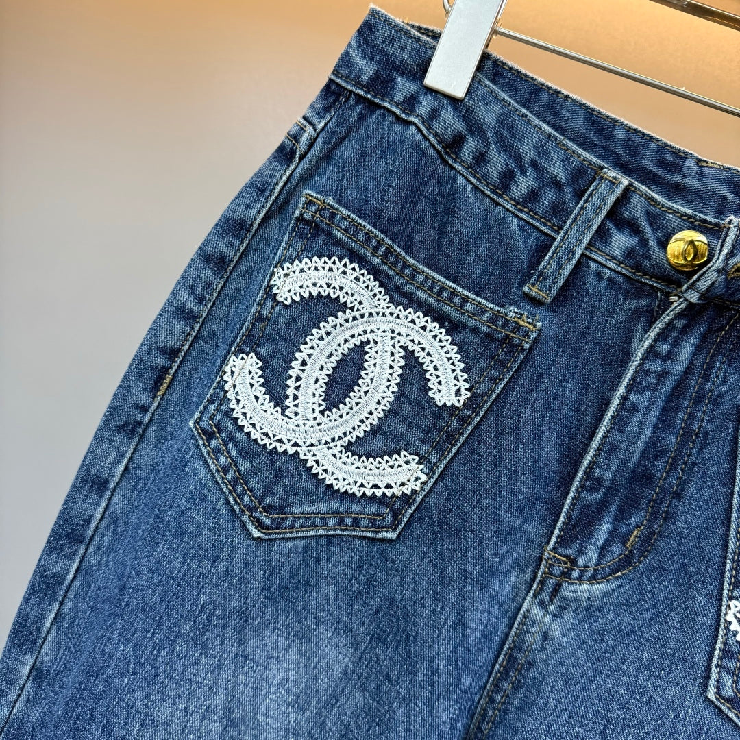 25fw High waisted wide leg straight leg pants