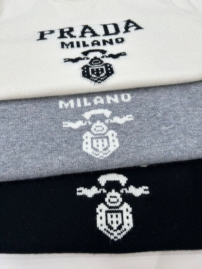 25fw Letter cashmere sweater