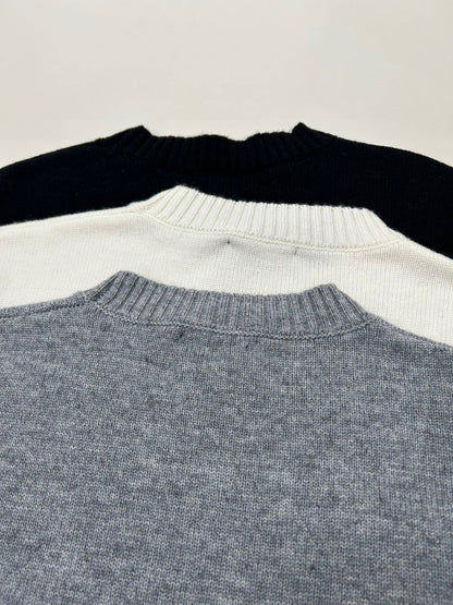 25fw Letter cashmere sweater