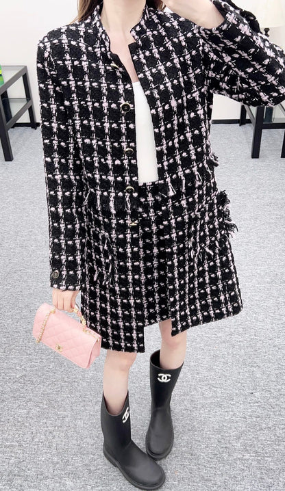 25fw Woven outerwear skirt