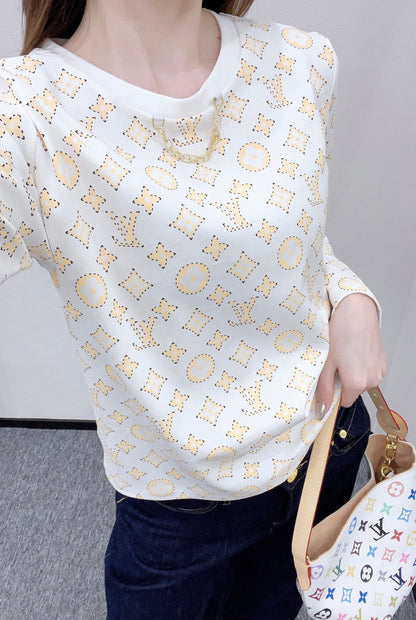 25fw Printed chain top