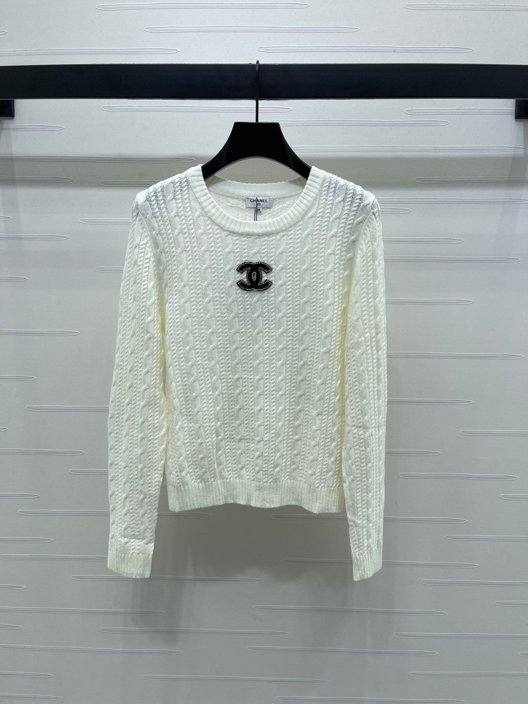 25fw Double C pullover long sleeved sweater