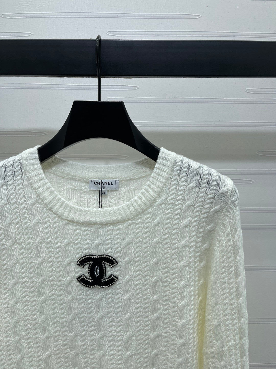 25fw Double C pullover long sleeved sweater