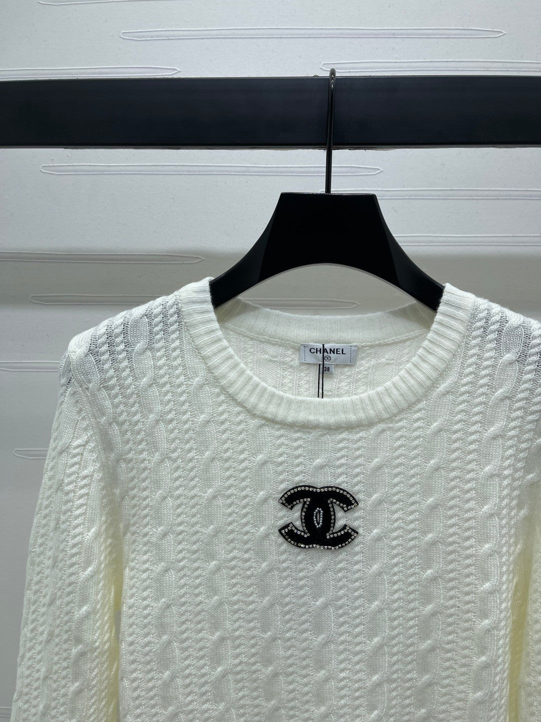 25fw Double C pullover long sleeved sweater