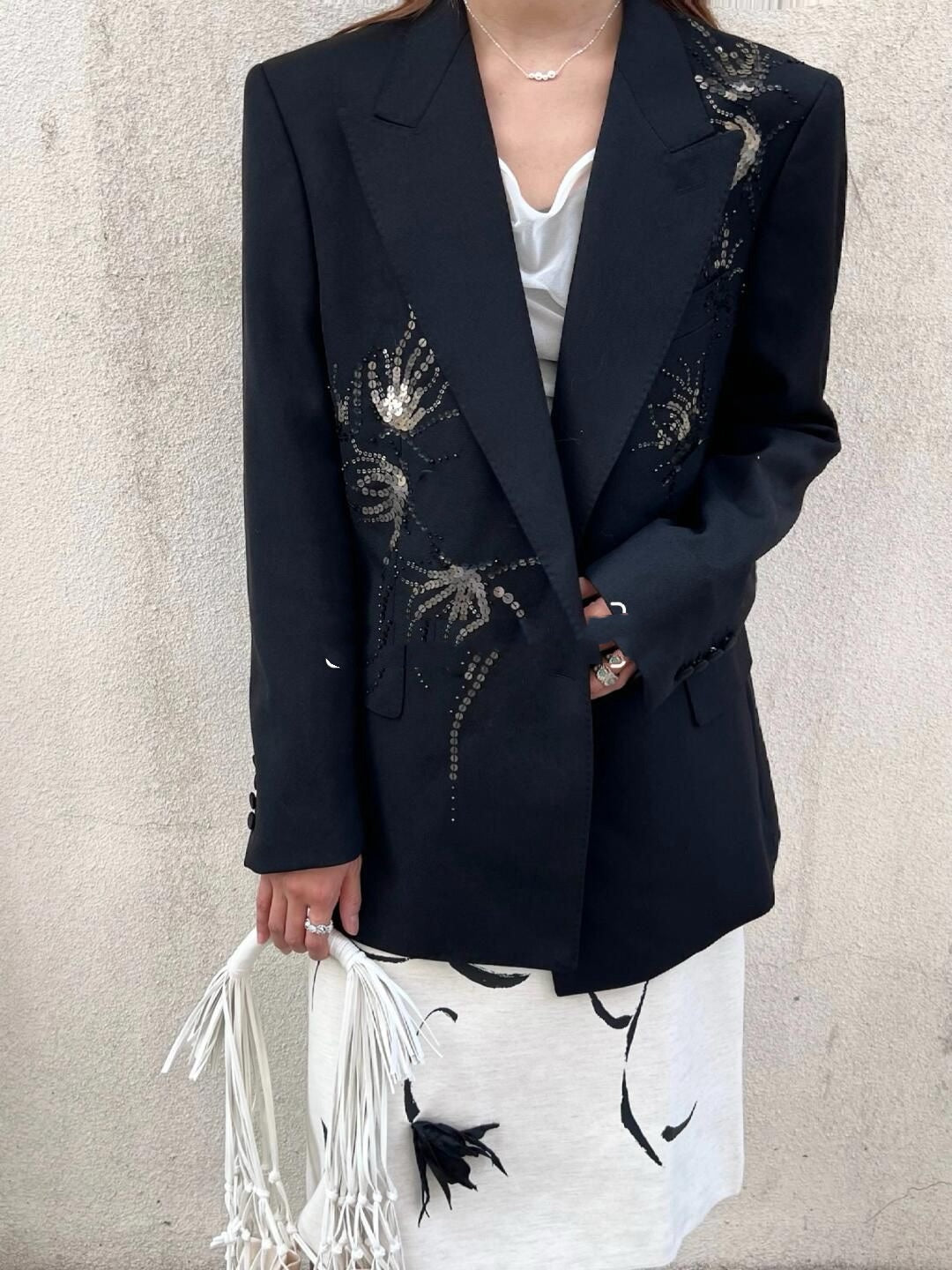 25fw Sequin fireworks  suit