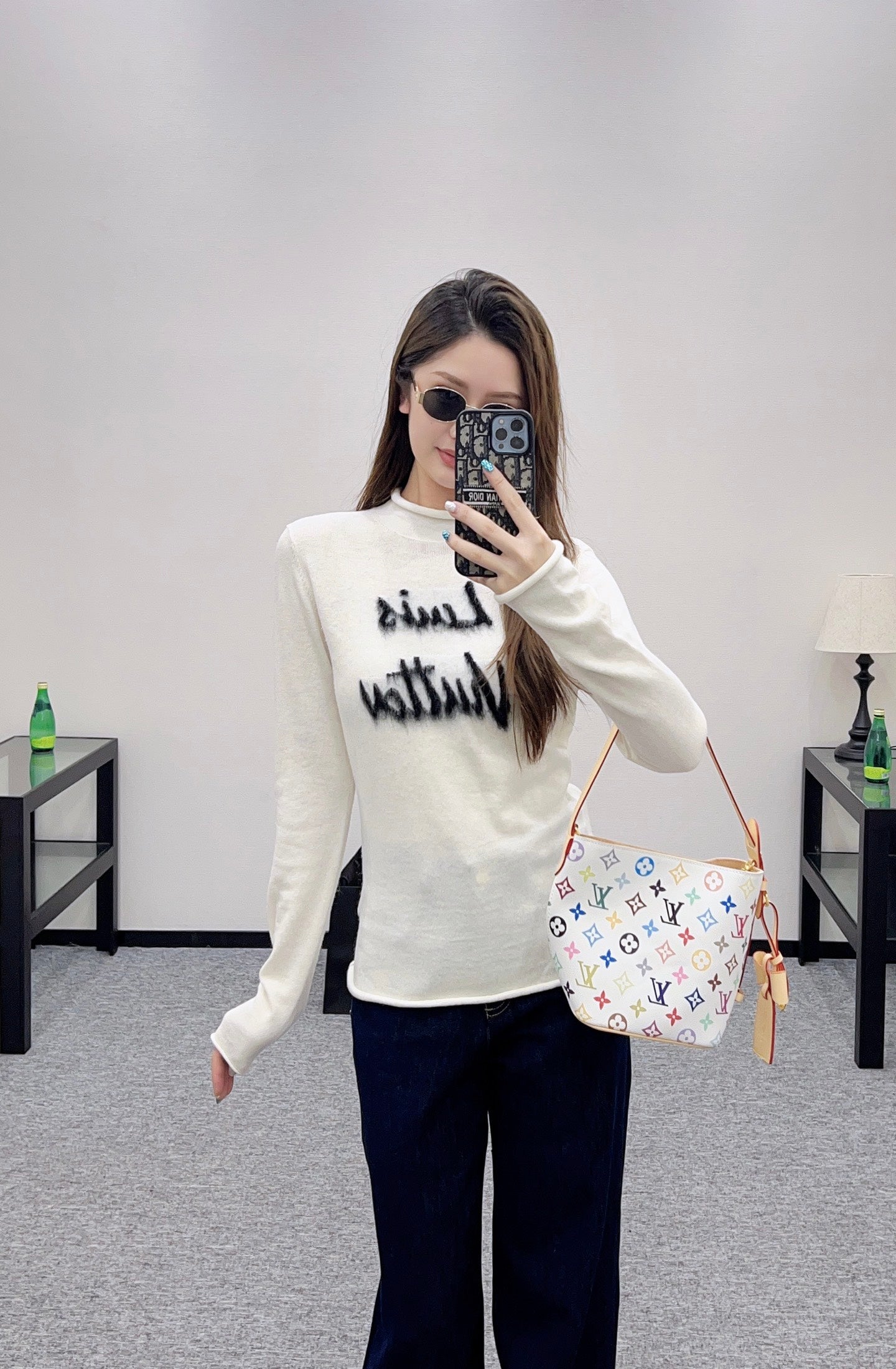 25fw Alphabet Knitted Long Sleeve