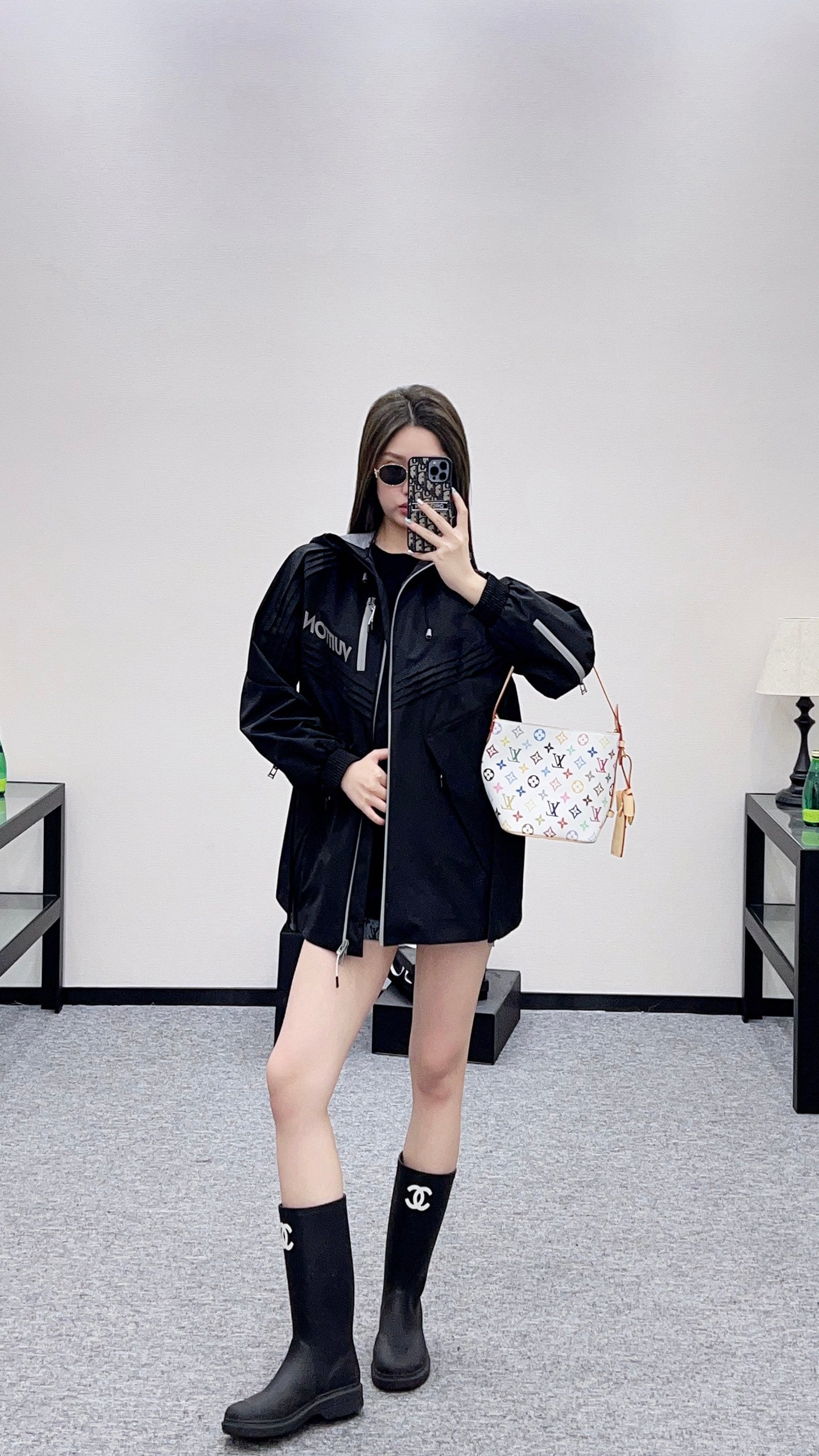 25fw Hooded silhouette assault jacket