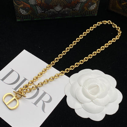 Vintage letter necklace