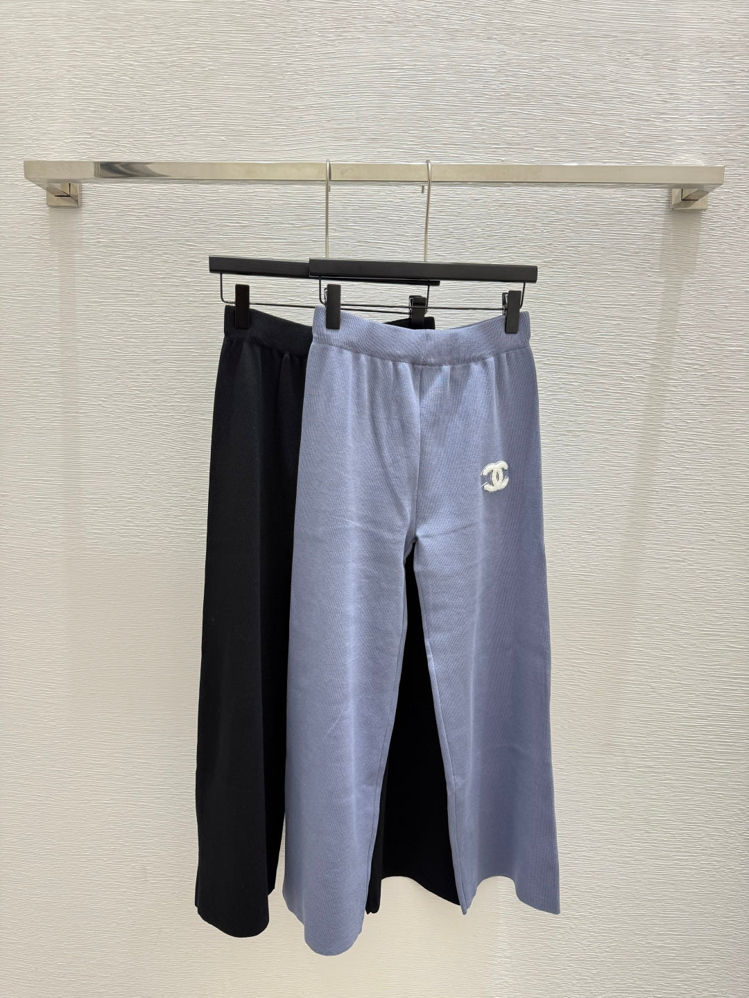 25fw Color blocked minimalist knitted suit