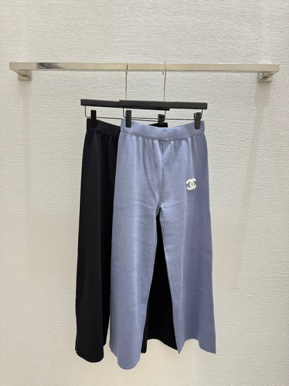 25fw Color blocked minimalist knitted suit