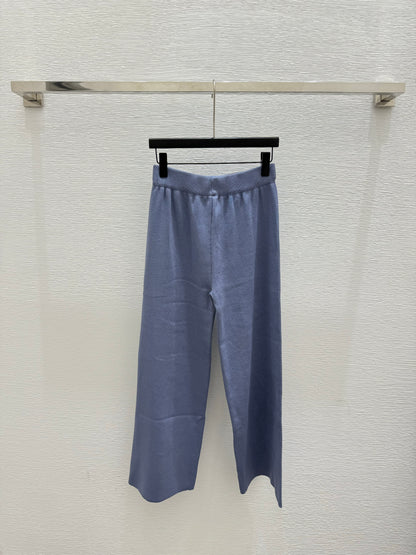 25fw Color blocked minimalist knitted suit