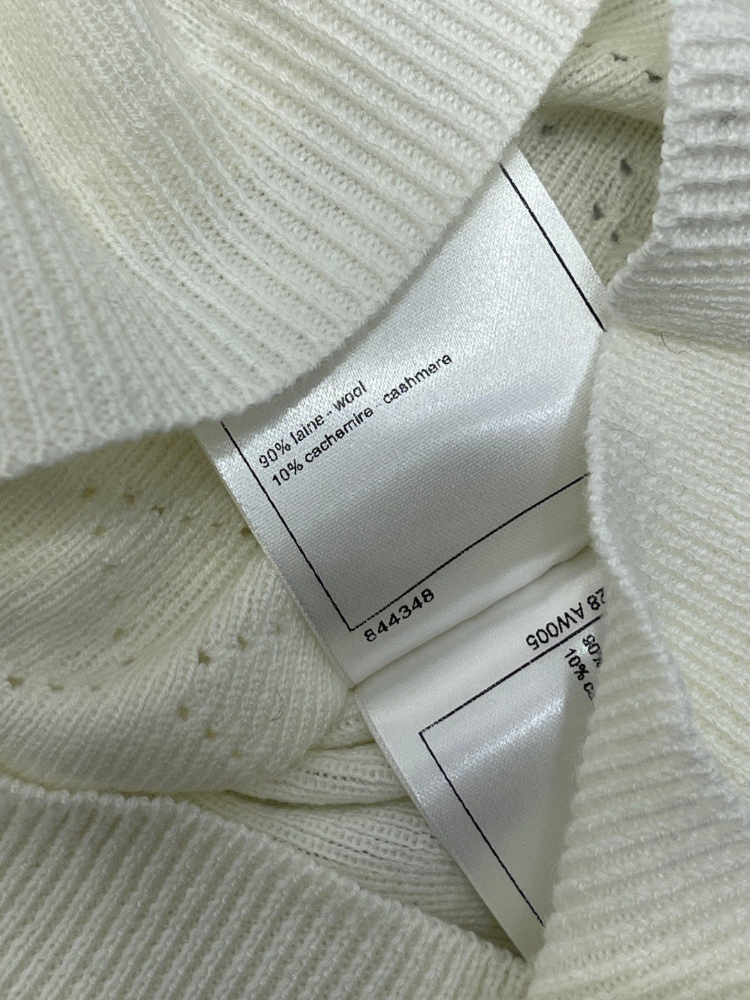 25fw Butterfly Embroidered Knitted Short Sleeve