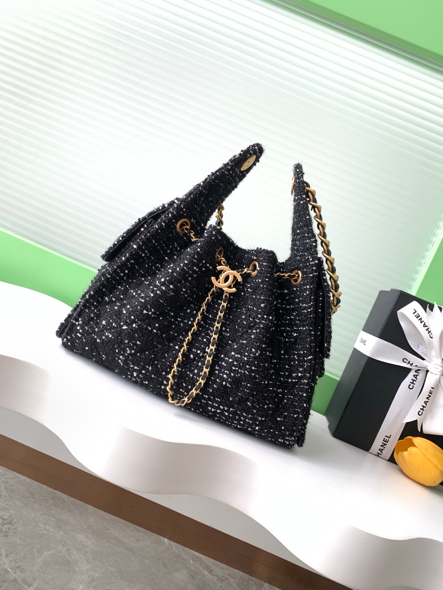 25C suede hippie bag (Woolen sequins）