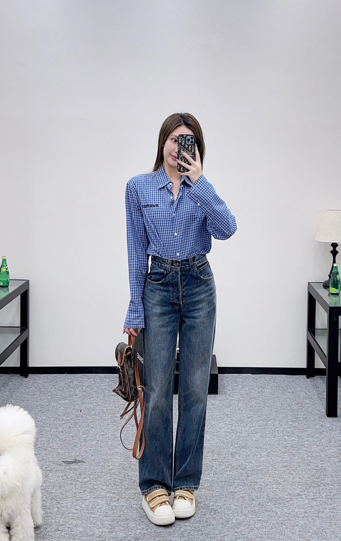 Cowboy straight leg pants