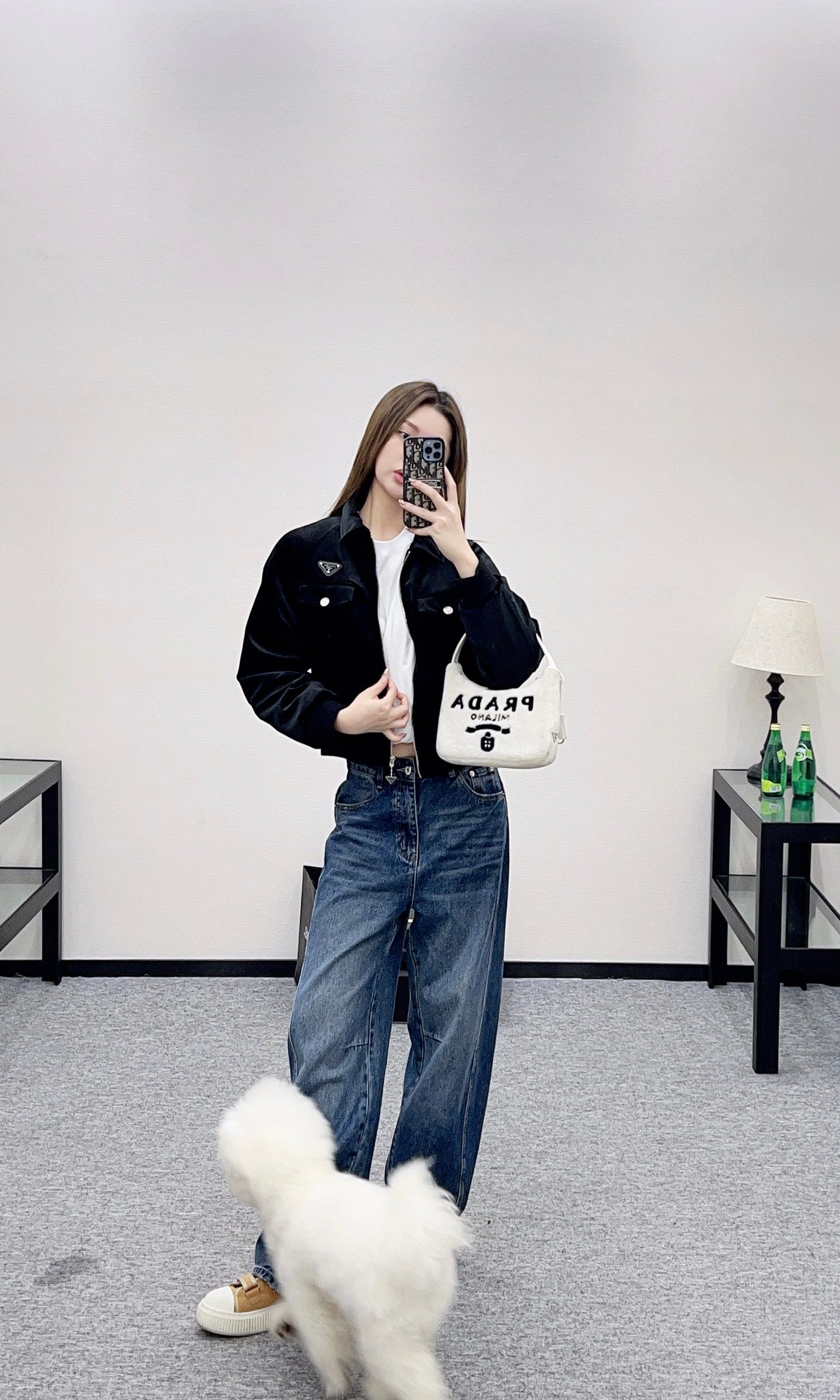 Flip Short Zipper Cotton Jacket