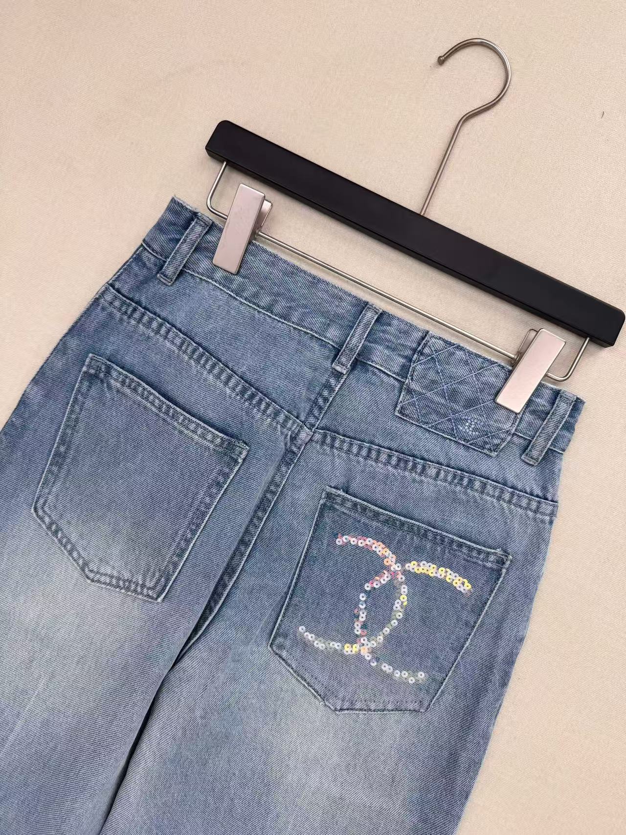beaded jeans