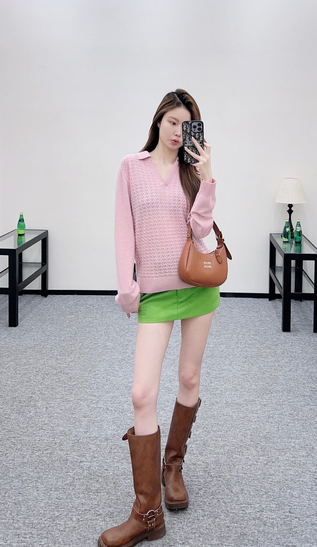 Located Half-Open Sweater