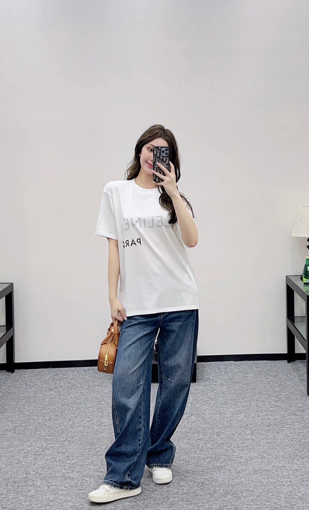 Crew Neck Printed Logo T-Shirt