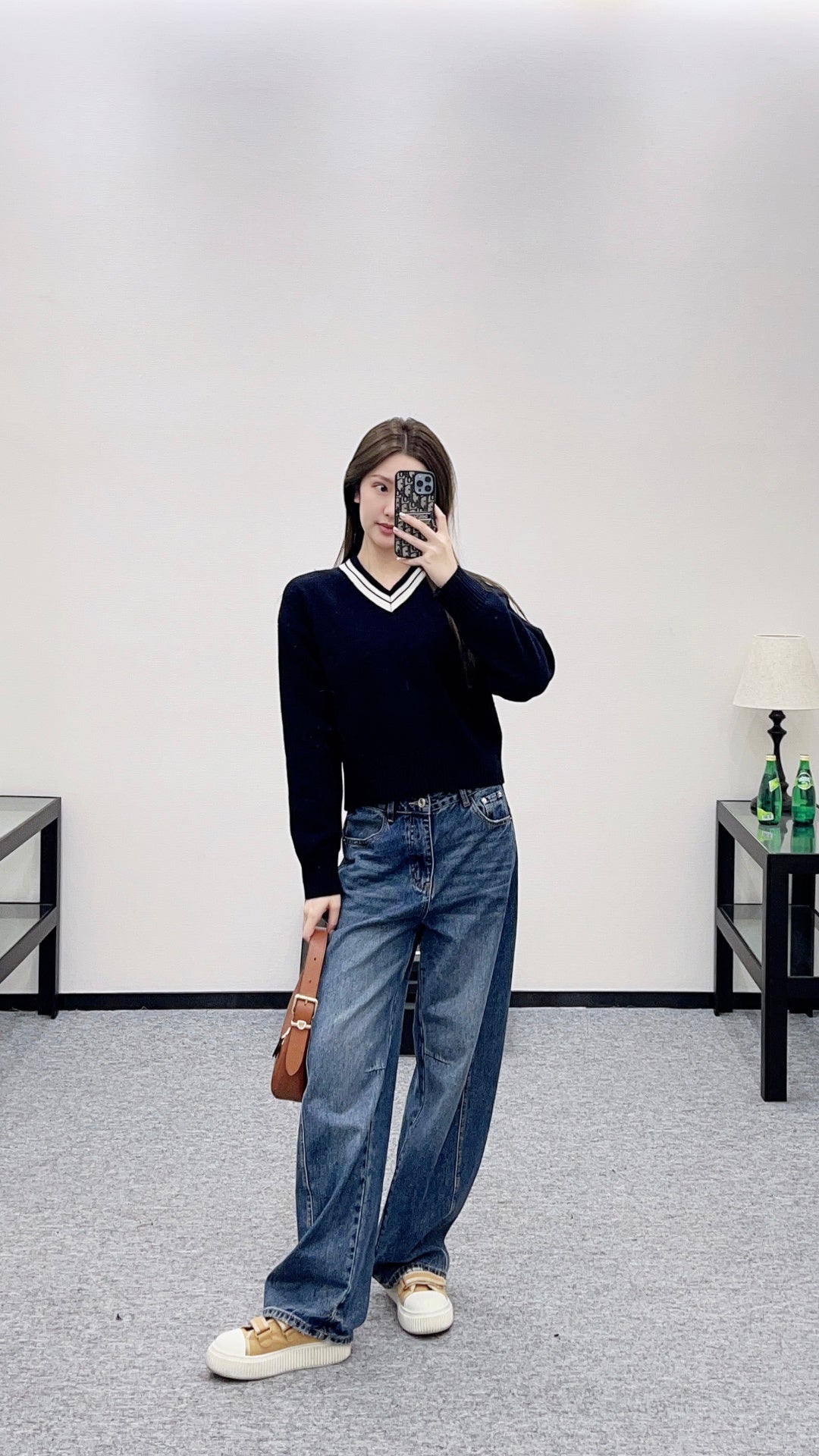 Short Knit Pullover Sweater