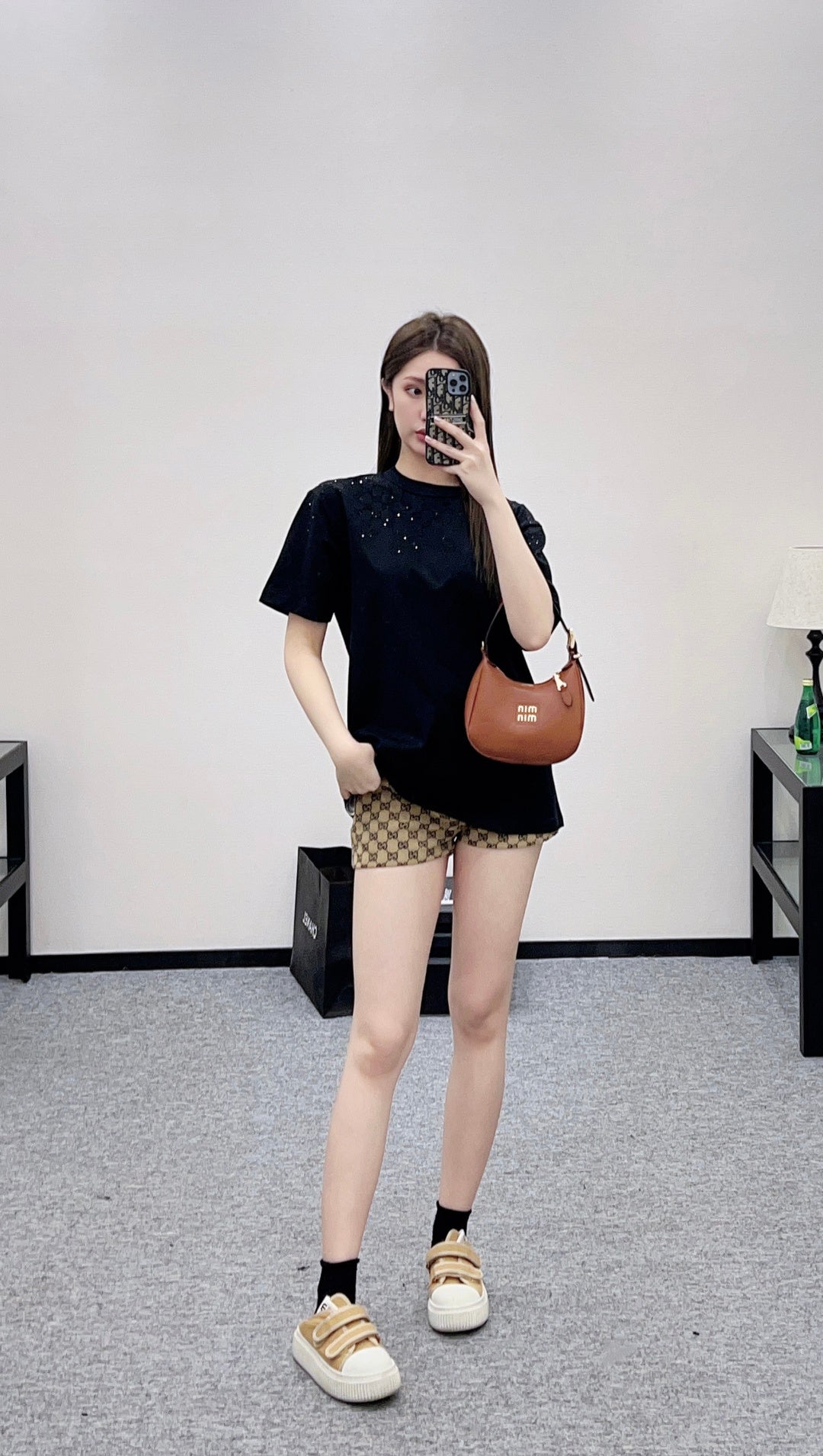 Rhinestone Logo T-Shirt