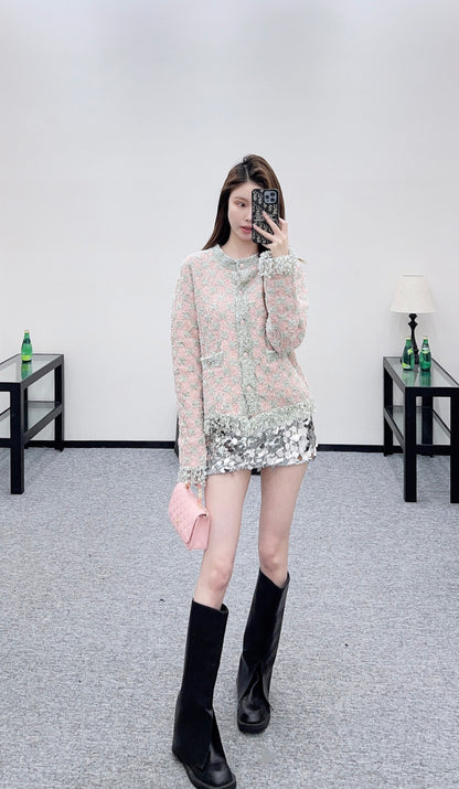 Lightweight Wool Knit Cardigan