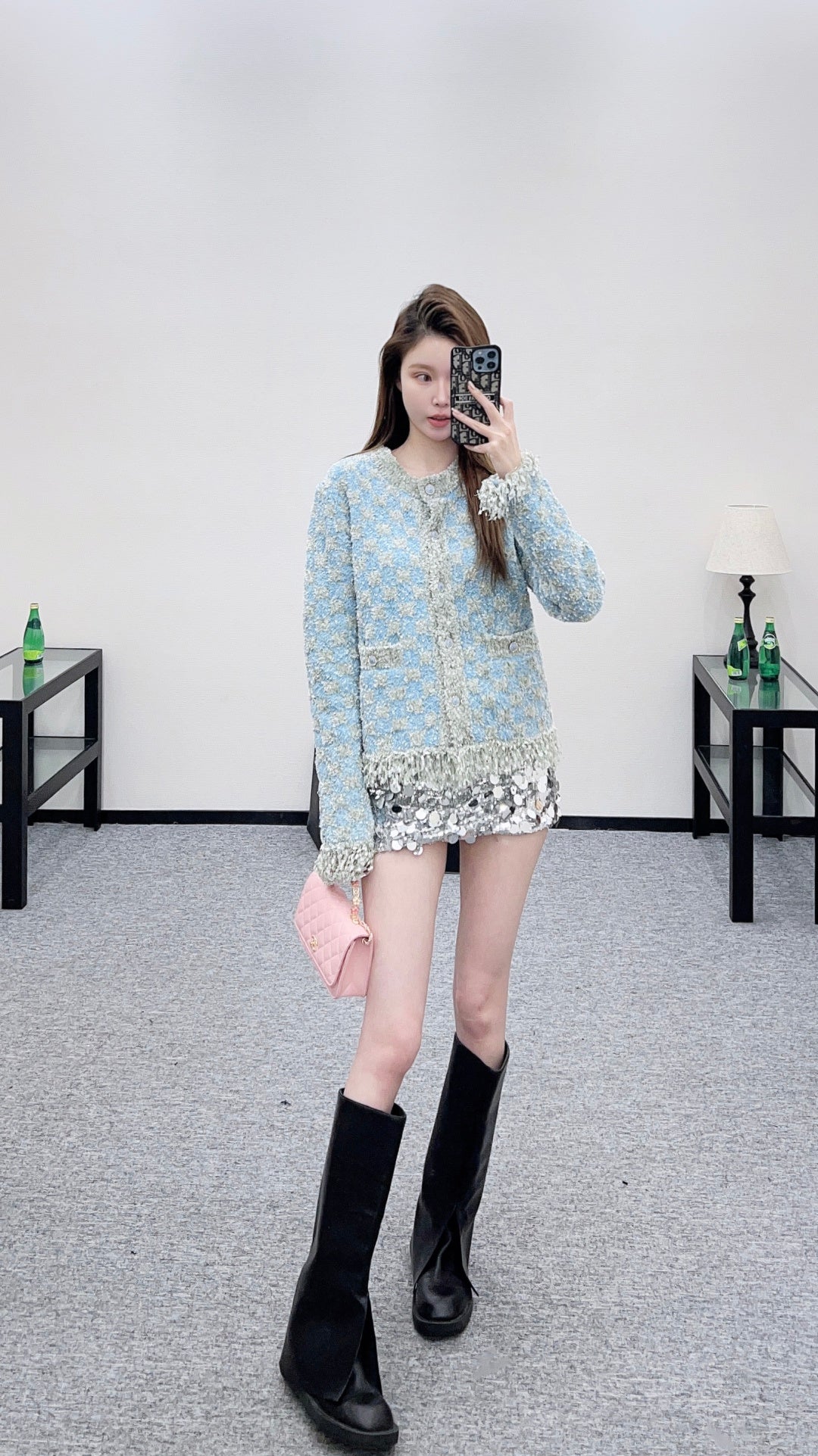 Lightweight Wool Knit Cardigan
