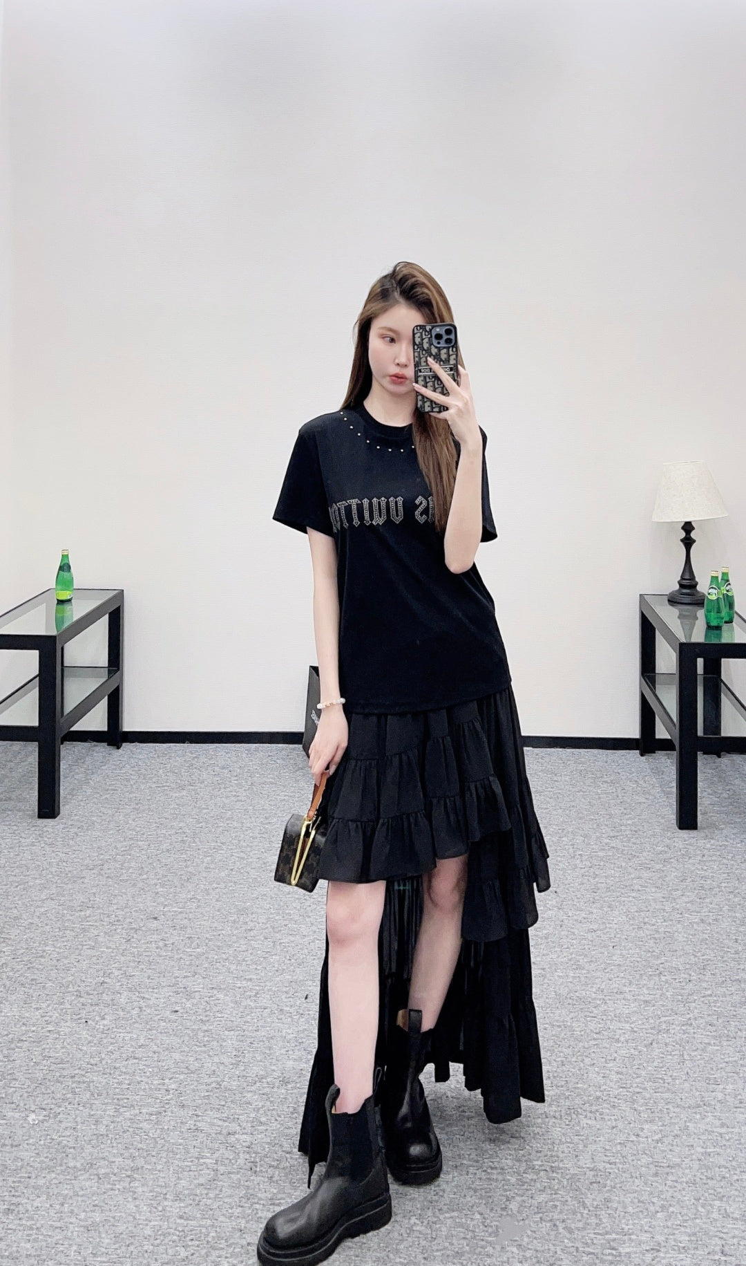 Rhinestone Studded T-Shirt