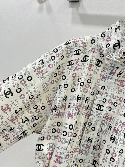 25ss Double letter printed hooded sleeveless jacket