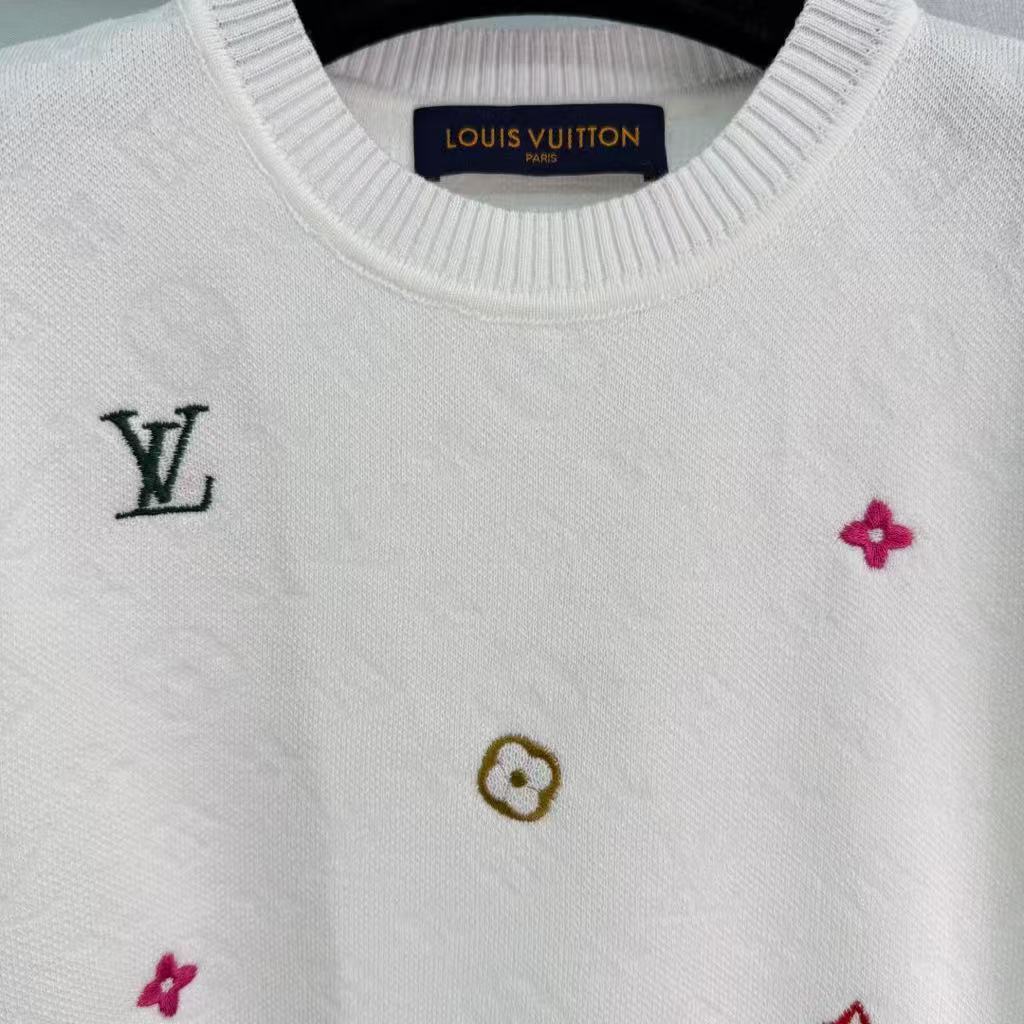 25SS Knitted round neck short sleeved shirt）