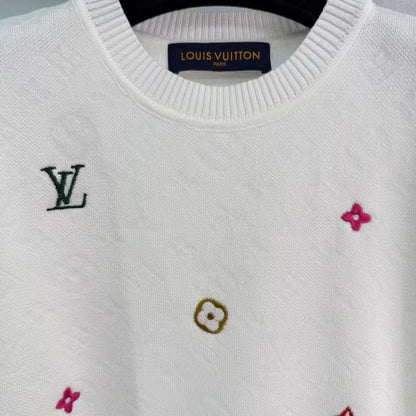 25SS Knitted round neck short sleeved shirt）