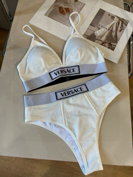 25 Summer New Ribbon Bikini Two-Piece Swimsuit Set