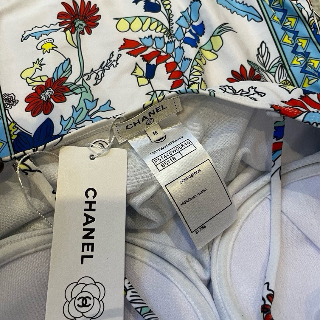 25 Summer new style one-piece swimsuit with steel ring